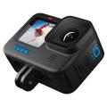 GoPro HERO10 Black - Waterproof Action Camera with Front LCD and Touch Rear Screens, 5.3K60 Ultra HD Video, 23MP Photos, 1080p Live Streaming, Webcam, Stabilization. 