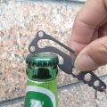 Portable Keychain Tool Compact Stainless Steel Multitool with Key Ring Bottle Opener Portable Versatile Metal Multi-tool for Everyday Use Pocket Key Holder. 