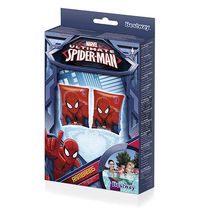 BESTWAY Swimming Arm Band Toy For Kids - Spiderman Printed