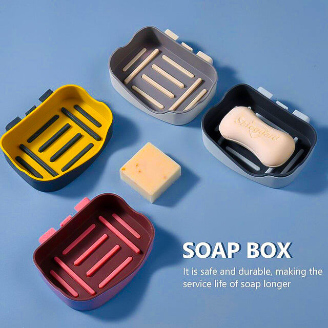 Soap Holder With Wall Mount Magic Hook Holder Strong Thick Bathroom