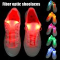 Flash Colorful Fluorescent Stick Shoelaces for Night Running Lazy Sport Shoe Laces. 