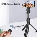 Wireless Selfie Stick Bluetooth Mini Tripod Extendable Monopod with Remote Shutter Phone Holder Stand for IOS Android Phone. 