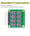 2x4 Keypad Keypad 8 Push Buttons V1.00 Key Board Matrix Keyboard Button for Arduino AVR PIC 2*4 Module AVR PIC. 