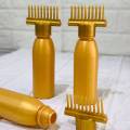 Best Professional Hair Oil Comb Applicator bottle with Extra Sealing Cape,Root Comb Applicator for Hair Coloring, Shampoo, Oiling, Dye and Scalp treatment for Salon and Family (150 ML). 