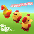 3Pcs Wind-Up Chick Toy Set – Clockwork Jumping Chicken Toys for Toddlers | Key Operated Chabi Wale Khilone | Battery-Free Easter Basket Fillers, Goody Bag Gifts & Party Favors for Kids. 