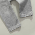 Baby Romper, Boys Cartoon Long Sleeve Hooded Jumpsuit Playsuit with Zipper for Spring Fall, Gray, 3-18 Months. 