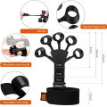 Finger Hand Gripper - Veins Finger Exerciser Hand Strengthener Home & Gym Hand Trainer - Hand Gripper - Hand Gripster - Exercise Tool - Silicone Made Strong Body Building - Grip training equipment. 