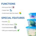 Storage Box Food Container 3 Pcs Set 100% Premium Quality Food Box For KItchen In Multicolours. 