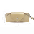 【SHOUMAN factory Store】Retro PU leather handmade glasses bag sunglasses glasses case portable case glasses bag storage box. 