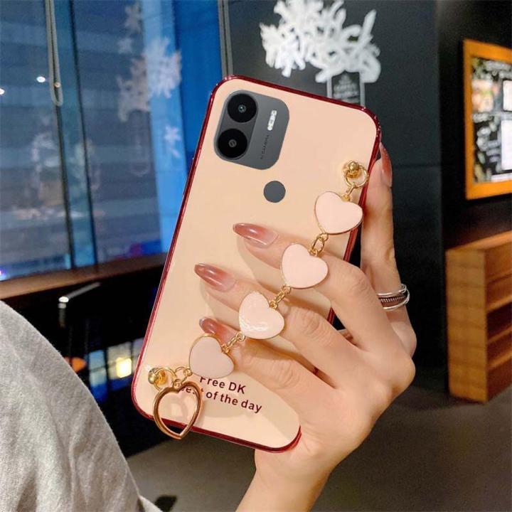 For Redmi A2 Plus A1 Plus Case Love Bracelet Anti Drop Anti Fingerprint Fashionable Soft Silicone for Redmi A2 Plus A1 Plus Back Cover