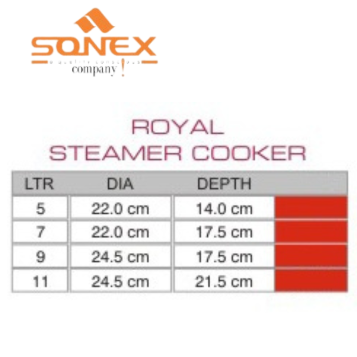 SONEX%20STEAMER%20%20PRESSURE%20Cooker%20WITH%20JALI%20STAINLESS%20STEEL%209,11%20LITRE%20%20HIGH%20QUALITY%20-%20Image%202