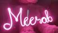 Any Customized NEON Sign Boaard - Neon Name Plate - 4 Letters Alphabets - Best for Photography & Studio, Home, Restaurants Lighting. 