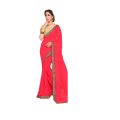 Formal Embroided blouse un stitched saree. 