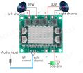 TPA3110 XH-A232 30W+30W 2.0 Channel Digital Stereo Audio Power Amplifier Board DC 8-26V 3A. 