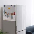 High-Quality Dust Proof Fridge Cover with large Pockets, Best Water and oil Proof Cover for Fridge, Multiple purpose Refrigerator Cover, Fridge Cover Sheet with Pockets Organizer. 