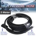 High Pressure Hose for Pressure Washers - 5 meter Threaded - 1 end M22 - 1 end M14 - for some Hyundai, Anlu, etc models - ask us for compatibility. 
