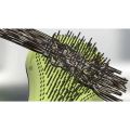 Michel Mercier Detangling Brush - green. 