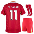 M Salah Original T-shirt and Shorts Football Kit new design 2024/2025 Adults and Kids Sizes Available. 
