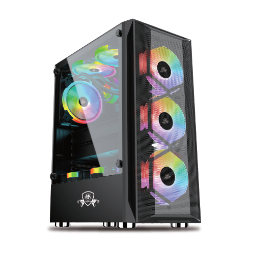 RAiDER GAMiNG PC CASE BLACK WiTH AA-111 RGB FAN