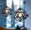 New Hexagon Lamp Geometric Lamp Geometric Light Hanging Light Fancy 2021 New Unique Indoor Outdoor Light For Restaurants, Home, Marquee, Kitchen, Lounge, Iron Pendant Retro Style Industrial Black LED Decorative Decor Decoration Antique Design Wall Ceiling. 