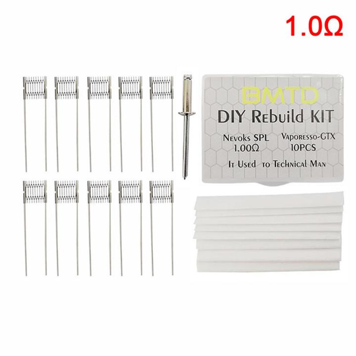 DIY Rebuilt Kit 0.8/1.0Ω Replacement Coil for GEEKvape-Z/vaperesso-gtx Mesh Coil MJ