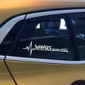 2PCS Car Side Window Vinyl Stickers Decals For Toyota Yaris Accessories. 