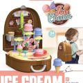 Ice Cream and Dessert Icecream Shop Play Set for Kids Girls Boys. 