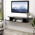 2 Tier Modern Wall Mounted Media Console Floating TV Shelf for Xbox One/PS4/Cable Box/DVD Players/Game Console. 