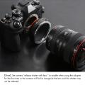 Lens Adapter Canon EOS (EF/EF-S) D/SLR Lens to Micro Four Thirds (MFT, M4/3) Mount Mirrorless Camera Body with Matting Varnish Design Lens Adapter. 