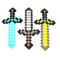 Minecraft peripheral children's toy model s EVA foam diamond pickaxeax figure. 