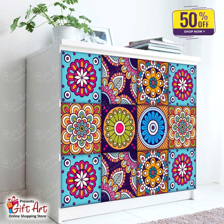 Mandala%20Tile%20Stickers%20Self%20Adhesive%20Waterproof%20DIY%20Wall%20Decor%20Pack%20of%206%2012%2024%2048%20102%20Pieces%2012x12%20cm%20-%20Image%207