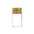 10ml Glass Bottles Empty Hanging Ring Aluminium Lids Sample Jars Small Transparent Storage Vials for Laboratory Use Diy. 