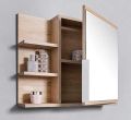 Bathroom Mirror Cabinet with shelves, bathroom mirror, white mirror cabinet. 