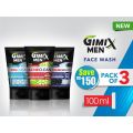 Gimix Men Face Wash (Pack Of 3) 100ml. 