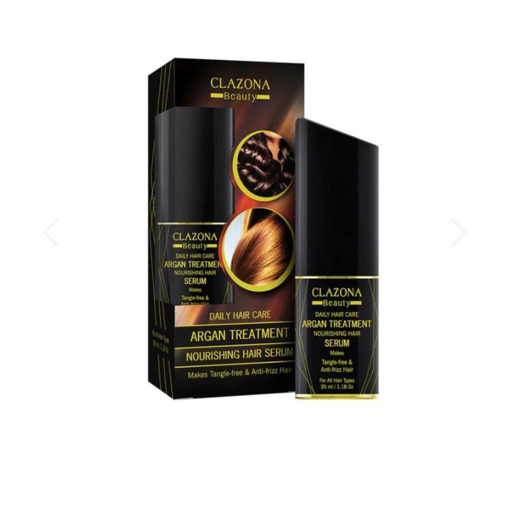 CLAZONA ARGAN TREATMENT HAIR SERUM BEST FOR FREZZY HAIR AND ALL TYPES OF HAIR
