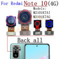 Front Rear Camera For Xiaomi Redmi Note10 Note 10 Pro 10Pro Big Main Backside View Wide Back Camera Phone Flex Cable. 
