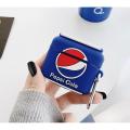 Pepsi Style Protective Case for Earpods Pro 3rd Generation Case And Cover. 
