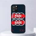 No Pain No Gain Gym Fitness Phone Case For iPhone 11 12 Mini 13 14 Pro XS Max X 8 7 6s Plus 5 SE XR Shell. 