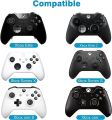 MoKo Green Backlight Keyboard for Xbox One Controller, Xbox Series X/S, Wireless Gaming Chatpad Keypad with USB Receiver&3.5mm Audio Jack, Xbox Accessories for Xbox One/One S/Elite/2 Controller, Black. 