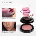 FOCALLURE 16 Colors Natural Matte Face Blusher Nourishing Facial Cheek Contour Peach Blush Palette Women Powder Makeup Cosmetics. 