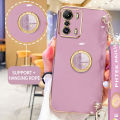 AnDyH Phone Case for Infinix Zero 5G 2022 2023 X6815B X6815C Original Casing with Clock Standand Lanyard. 