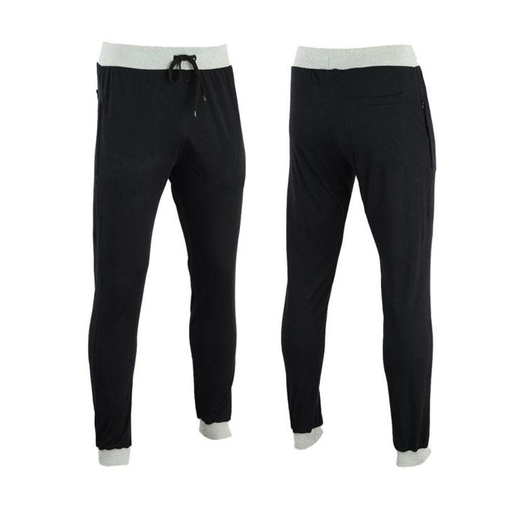 Men Gym Workout Trouser Lounge Pants - Black
