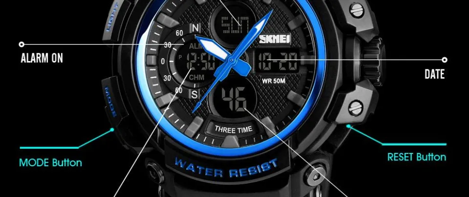 a BestGOa Men Sports Watches Digital Chronograph Dual Display Alarm Waterproof Fashion Watch For Man Men 1343 Daraz.pk