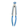 Stainless Steel Silicone Food Tong BBQ Salad Bread Kitchen Cooking Food Clip. 