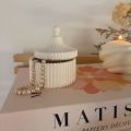 Trinket Box, Jewellery Storage Jar, Jewellery Box, Concrete Jewellery Box, Cement Jar, Home decor Item. 