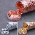 Keep Smiling Panni Flakes Gold, Silver & Copper for (Resin Art, Calligraphy) 5g Foil Flakes Imitation Flakes Multipurpose Crushed Foil for Resin Metallic Leaf for, Painting, Crafts, Slime and Resin. 