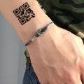 Instagram Scan Surprise Confession QR Code Creative Little Fresh Girl Cartoon Tattoo Sticker Customization. 
