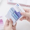 60 multi-functional sticky notes with gradually changing color classification index stickers, office learning classification reminder stickers. 