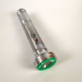 Kaida tiger head brand KD500 nostalgic iron iron three-section No. 1 battery old-fashioned flashlight. 