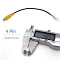 Car 4 6 8 10 12 Pin DIY Universal RCA 4G AUX Camera Video Input Cable Adapter Wiring Connector Android CD Radio Car Accessories. 